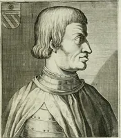 An illustration from Ritratti et elogii di capitani illustri (1635)
