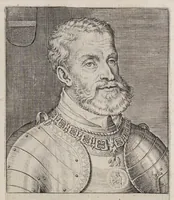 An illustration from Ritratti et elogii di capitani illustri : che ne' secoli moderni hanno gloriosamente guerreggiato. (1647)