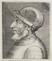 An illustration from Ritratti et elogii di capitani illustri : che ne' secoli moderni hanno gloriosamente guerreggiato. (1647)