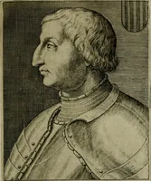 An illustration from Ritratti et elogij di capitani illustri : che ne' secoli moderni hanno gloriosamente guerreggiato (1647)