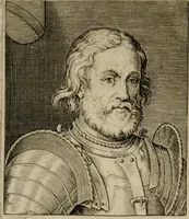 An illustration from Ritratti et elogij di capitani illustri : che ne' secoli moderni hanno gloriosamente guerreggiato (1647)