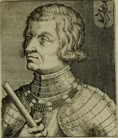 An illustration from Ritratti et elogij di capitani illustri : che ne' secoli moderni hanno gloriosamente guerreggiato (1647)