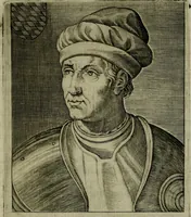 An illustration from Ritratti et elogij di capitani illustri : che ne' secoli moderni hanno gloriosamente guerreggiato (1647)