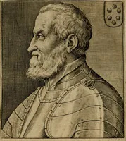 An illustration from Ritratti et elogij di capitani illustri : che ne' secoli moderni hanno gloriosamente guerreggiato (1647)