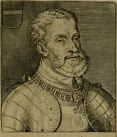 An illustration from Ritratti et elogij di capitani illustri : che ne' secoli moderni hanno gloriosamente guerreggiato (1647)