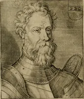 An illustration from Ritratti et elogij di capitani illustri : che ne' secoli moderni hanno gloriosamente guerreggiato (1647)