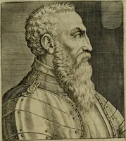 An illustration from Ritratti et elogij di capitani illustri : che ne' secoli moderni hanno gloriosamente guerreggiato (1647)