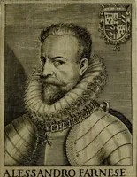 An illustration from Ritratti et elogij di capitani illustri : che ne' secoli moderni hanno gloriosamente guerreggiato (1647)