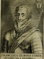 An illustration from Ritratti et elogij di capitani illustri : che ne' secoli moderni hanno gloriosamente guerreggiato (1647)