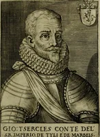 An illustration from Ritratti et elogij di capitani illustri : che ne' secoli moderni hanno gloriosamente guerreggiato (1647)