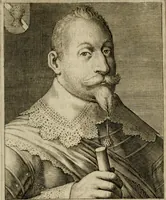 An illustration from Ritratti et elogij di capitani illustri : che ne' secoli moderni hanno gloriosamente guerreggiato (1647)
