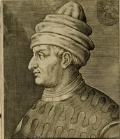 An illustration from Ritratti et elogij di capitani illustri : che ne' secoli moderni hanno gloriosamente guerreggiato (1647)
