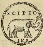 Picture 8 of 25 from Ritratto di Roma antica : nel quale sono figurati i principali tempij, teatri, anfiteatri, cerchi, naumachie, archi trionfali, curie, basiliche, colonne, ordine del trionfo, dignità militari, e ciuili, riti, cerimonie, medaglie, & altre cose notabili : con le vite, & effigie de primi rè di essa, e dichiarationi di Bartolomeo Marliani milanese e d'altri autori (1633), leaf 121