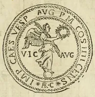 Picture 14 of 25 from Ritratto di Roma antica : nel quale sono figurati i principali tempij, teatri, anfiteatri, cerchi, naumachie, archi trionfali, curie, basiliche, colonne, ordine del trionfo, dignità militari, e ciuili, riti, cerimonie, medaglie, & altre cose notabili : con le vite, & effigie de primi rè di essa, e dichiarationi di Bartolomeo Marliani milanese e d'altri autori (1633), leaf 223
