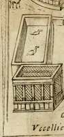 Picture 74 of 250 from Ritratto di Roma antica : nel qvale sono figvrati i principali tempij, theatri, anfiteatri, cerchi, naumachie, archi trionfali, curie, basiliche, colonne, ordine del trionfo, dignita militari, e ciuili, riti cerimonie, & altre cose notabili : aggiuntoui di nuouo le vite, & effigie de' primi rè di essa, e le grandezze dell'Imperio Romano, con l'esplicationi istoriche de' piu celebri antiquarij (1654), leaf 121