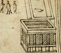 Picture 75 of 250 from Ritratto di Roma antica : nel qvale sono figvrati i principali tempij, theatri, anfiteatri, cerchi, naumachie, archi trionfali, curie, basiliche, colonne, ordine del trionfo, dignita militari, e ciuili, riti cerimonie, & altre cose notabili : aggiuntoui di nuouo le vite, & effigie de' primi rè di essa, e le grandezze dell'Imperio Romano, con l'esplicationi istoriche de' piu celebri antiquarij (1654), leaf 121