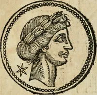 An illustration from Ritratto di Roma antica : nel qvale sono figvrati i principali tempij, theatri, anfiteatri, cerchi, naumachie, archi trionfali, curie, basiliche, colonne, ordine del trionfo, dignita militari, e ciuili, riti cerimonie, & altre cose notabili : aggiuntoui di nuouo le vite, & effigie de' primi rè di essa, e le grandezze dell'Imperio Romano, con l'esplicationi istoriche de' piu celebri antiquarij (1654)