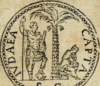 An illustration from Ritratto di Roma antica : nel qvale sono figvrati i principali tempij, theatri, anfiteatri, cerchi, naumachie, archi trionfali, curie, basiliche, colonne, ordine del trionfo, dignita militari, e ciuili, riti cerimonie, & altre cose notabili : aggiuntoui di nuouo le vite, & effigie de' primi rè di essa, e le grandezze dell'Imperio Romano, con l'esplicationi istoriche de' piu celebri antiquarij (1654)