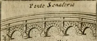 An illustration from Ritratto di Roma antica : nel qvale sono figvrati i principali tempij, theatri, anfiteatri, cerchi, naumachie, archi trionfali, curie, basiliche, colonne, ordine del trionfo, dignita militari, e ciuili, riti cerimonie, & altre cose notabili : aggiuntoui di nuouo le vite, & effigie de' primi rè di essa, e le grandezze dell'Imperio Romano, con l'esplicationi istoriche de' piu celebri antiquarij (1654)