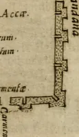 An illustration from Ritratto di Roma antica : nel qvale sono figvrati i principali tempij, theatri, anfiteatri, cerchi, naumachie, archi trionfali, curie, basiliche, colonne, ordine del trionfo, dignita militari, e ciuili, riti cerimonie, & altre cose notabili : aggiuntoui di nuouo le vite, & effigie de' primi rè di essa, e le grandezze dell'Imperio Romano, con l'esplicationi istoriche de' piu celebri antiquarij (1654)