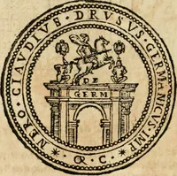 An illustration from Ritratto di Roma antica : nel qvale sono figvrati i principali tempij, theatri, anfiteatri, cerchi, naumachie, archi trionfali, curie, basiliche, colonne, ordine del trionfo, dignita militari, e ciuili, riti cerimonie, & altre cose notabili : aggiuntoui di nuouo le vite, & effigie de' primi rè di essa, e le grandezze dell'Imperio Romano, con l'esplicationi istoriche de' piu celebri antiquarij (1654)