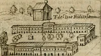 Picture 202 of 250 from Ritratto di Roma antica : nel qvale sono figvrati i principali tempij, theatri, anfiteatri, cerchi, naumachie, archi trionfali, curie, basiliche, colonne, ordine del trionfo, dignita militari, e ciuili, riti cerimonie, & altre cose notabili : aggiuntoui di nuouo le vite, & effigie de' primi rè di essa, e le grandezze dell'Imperio Romano, con l'esplicationi istoriche de' piu celebri antiquarij (1654), leaf 300