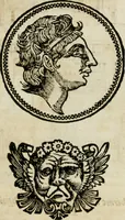 An illustration from Ritratto di Roma antica : nel qvale sono figvrati i principali tempij, theatri, anfiteatri, cerchi, naumachie, archi trionfali, curie, basiliche, colonne, ordine del trionfo, dignita militari, e ciuili, riti cerimonie, & altre cose notabili : aggiuntoui di nuouo le vite, & effigie de' primi rè di essa, e le grandezze dell'Imperio Romano, con l'esplicationi istoriche de' piu celebri antiquarij (1654)