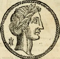 An illustration from Ritratto di Roma antica : nel qvale sono figvrati i principali tempij, theatri, anfiteatri, cerchi, naumachie, archi trionfali, curie, basiliche, colonne, ordine del trionfo, dignita militari, e ciuili, riti cerimonie, & altre cose notabili : aggiuntoui di nuouo le vite, & effigie de' primi rè di essa, e le grandezze dell'Imperio Romano, con l'esplicationi istoriche de' piu celebri antiquarij (1654)