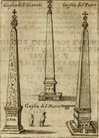 Picture 245 of 250 from Ritratto di Roma antica : nel qvale sono figvrati i principali tempij, theatri, anfiteatri, cerchi, naumachie, archi trionfali, curie, basiliche, colonne, ordine del trionfo, dignita militari, e ciuili, riti cerimonie, & altre cose notabili : aggiuntoui di nuouo le vite, & effigie de' primi rè di essa, e le grandezze dell'Imperio Romano, con l'esplicationi istoriche de' piu celebri antiquarij (1654), leaf 361
