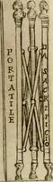 Picture 21 of 250 from Ritratto di Roma antica : nel qvale sono figvrati i principali tempij, theatri, anfiteatri, cerchi, naumachie, archi trionfali, curie, basiliche, colonne, ordine del trionfo, dignita militari, e ciuili, riti cerimonie, & altre cose notabili : aggiuntoui di nuouo le vite, & effigie de' primi rè di essa, e le grandezze dell'Imperio Romano, con l'esplicationi istoriche de' piu celebri antiquarij (1654), leaf 58