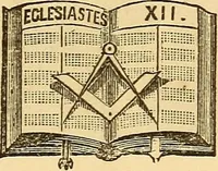 Picture 30 of 137 from Rituals of freemasonry: comprising the degrees of Entered apprentice, Fellow craft, and Master mason, in the lodge; (1870), leaf 162