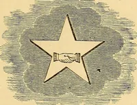 An illustration from Rituals of freemasonry: comprising the degrees of Entered apprentice, Fellow craft, and Master mason, in the lodge; (1870)