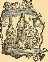 An illustration from Rituals of freemasonry: comprising the degrees of Entered apprentice, Fellow craft, and Master mason, in the lodge; (1870)