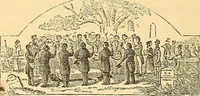 An illustration from Rituals of freemasonry: comprising the degrees of Entered apprentice, Fellow craft, and Master mason, in the lodge; (1870)