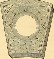 An illustration from Rituals of freemasonry: comprising the degrees of Entered apprentice, Fellow craft, and Master mason, in the lodge; (1870)
