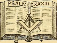 An illustration from Rituals of freemasonry: comprising the degrees of Entered apprentice, Fellow craft, and Master mason, in the lodge; (1870)