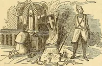 An illustration from Rituals of freemasonry: comprising the degrees of Entered apprentice, Fellow craft, and Master mason, in the lodge; (1870)