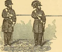 An illustration from Rituals of freemasonry: comprising the degrees of Entered apprentice, Fellow craft, and Master mason, in the lodge; (1870)