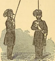 An illustration from Rituals of freemasonry: comprising the degrees of Entered apprentice, Fellow craft, and Master mason, in the lodge; (1870)
