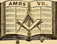 Picture 22 of 137 from Rituals of freemasonry: comprising the degrees of Entered apprentice, Fellow craft, and Master mason, in the lodge; (1870), leaf 98