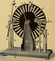 An illustration from Röntgenphotographie : Anleitung zu leicht auszuführenden Arbeiten mit statischer und galvanischer Elektrizität unter besonderer Berücksichtigung der Influenz-Elektrisiermaschine (1908)