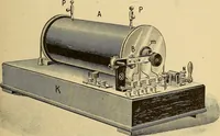 An illustration from Röntgenphotographie : Anleitung zu leicht auszuführenden Arbeiten mit statischer und galvanischer Elektrizität unter besonderer Berücksichtigung der Influenz-Elektrisiermaschine (1908)