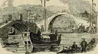 An illustration from The roads and railroads, vehicles, and modes of travelling, of ancient and modern countries; with accounts of bridges, tunnels, and canals, in various parts of the world .. (1839)