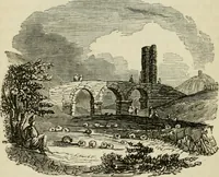 An illustration from The roads and railroads, vehicles, and modes of travelling, of ancient and modern countries; with accounts of bridges, tunnels, and canals, in various parts of the world .. (1839)