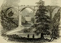 An illustration from The roads and railroads, vehicles, and modes of travelling, of ancient and modern countries; with accounts of bridges, tunnels, and canals, in various parts of the world .. (1839)