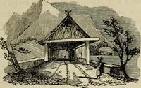 An illustration from The roads and railroads, vehicles, and modes of travelling, of ancient and modern countries; with accounts of bridges, tunnels, and canals, in various parts of the world .. (1839)