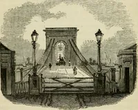 An illustration from The roads and railroads, vehicles, and modes of travelling, of ancient and modern countries; with accounts of bridges, tunnels, and canals, in various parts of the world .. (1839)