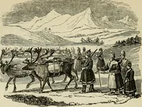 An illustration from The roads and railroads, vehicles, and modes of travelling, of ancient and modern countries; with accounts of bridges, tunnels, and canals, in various parts of the world .. (1839)