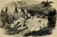An illustration from The roads and railroads, vehicles, and modes of travelling, of ancient and modern countries; with accounts of bridges, tunnels, and canals, in various parts of the world .. (1839)