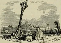 An illustration from The roads and railroads, vehicles, and modes of travelling, of ancient and modern countries; with accounts of bridges, tunnels, and canals, in various parts of the world .. (1839)